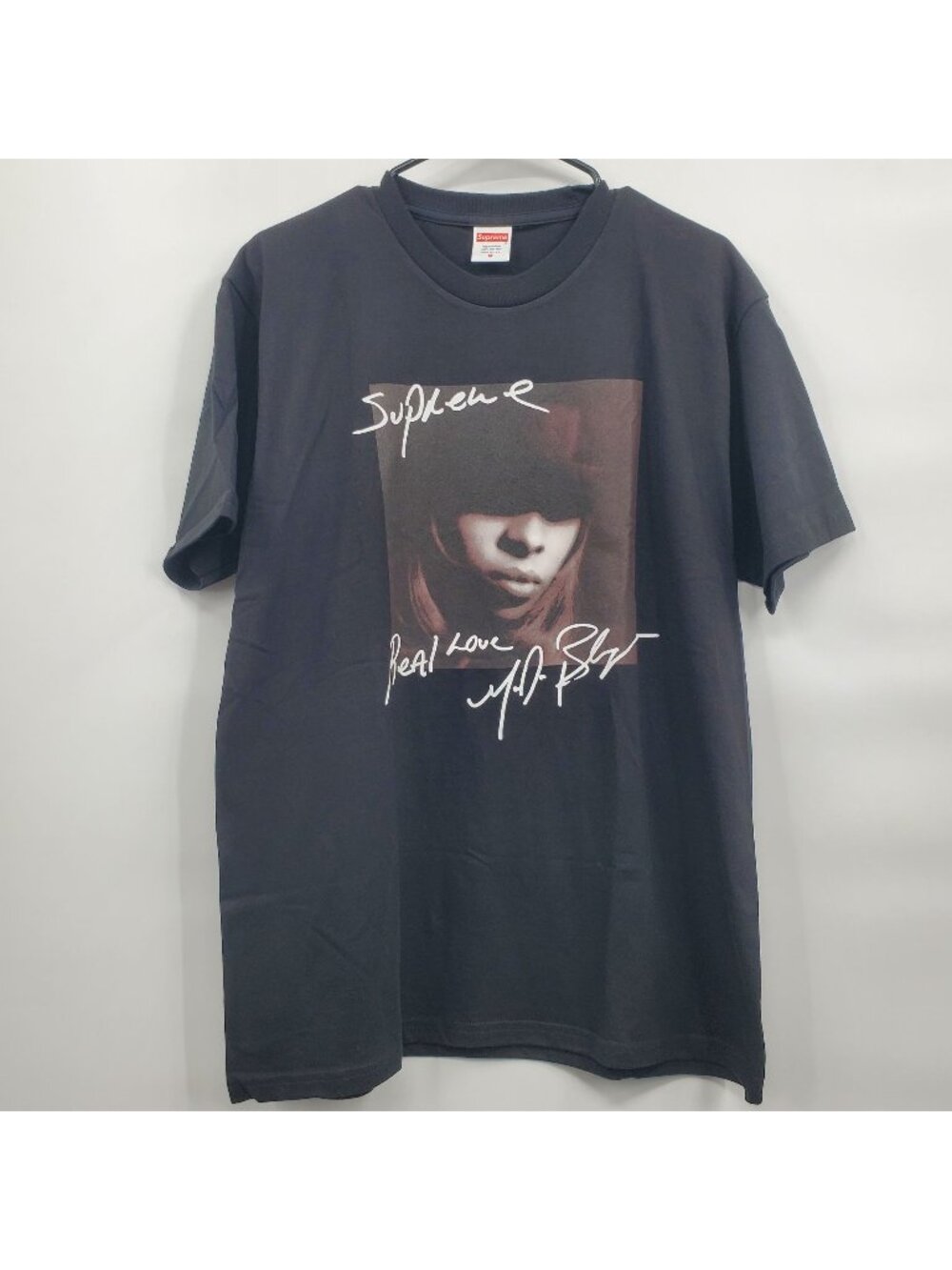 Supreme Mary J. Blige Graphic Tee Shirt Top Men Size Medium Short Sleeve Black